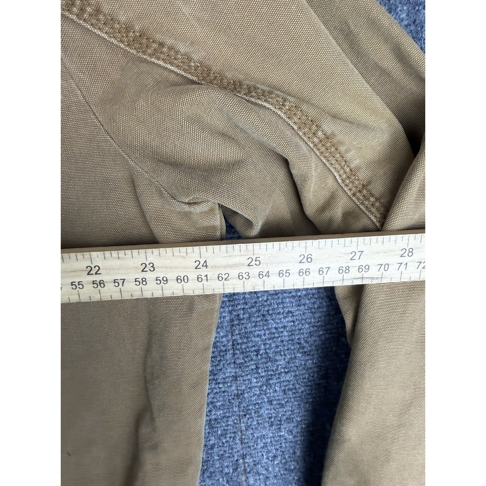 American Eagle Hooded Workwear Utility Canvas Hoodie Drawstring Zip Up Jacket L - Picture 7 of 8
